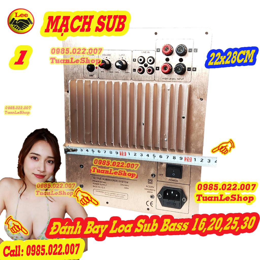 MẠCH KÉO LOA SIÊU TRẦM NGUỒN XUYẾN 2 - MẠCH SUB ĐIỆN - GIÁ 1 CHIẾC