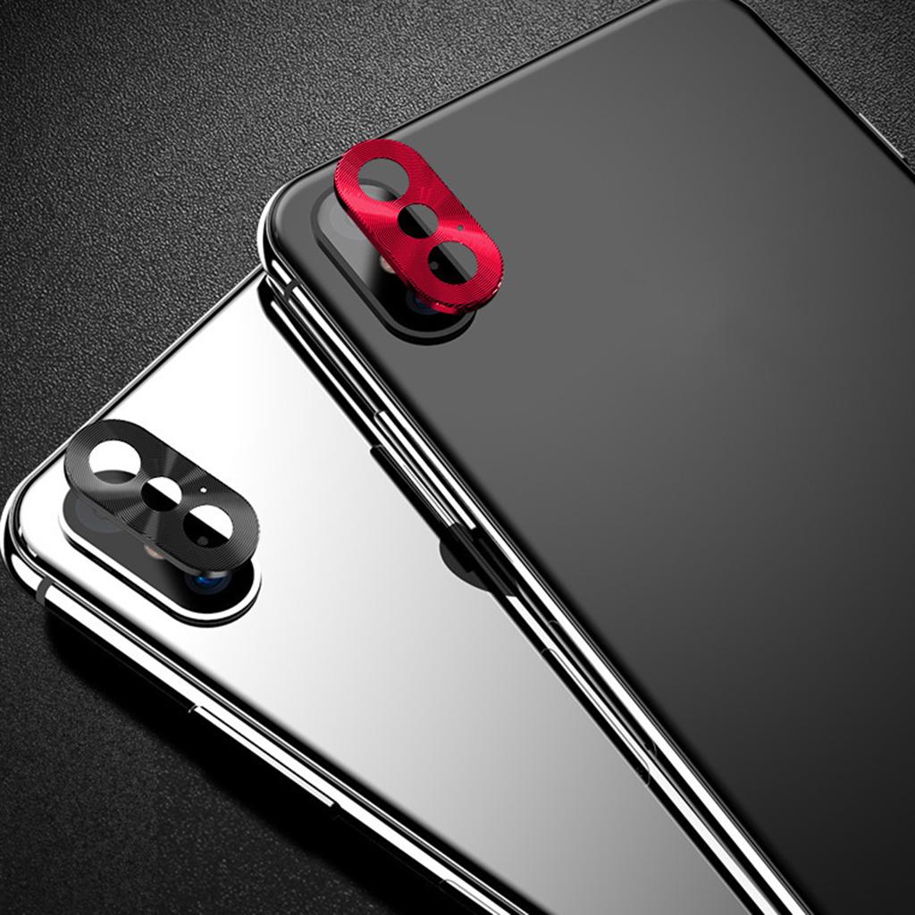 Metal Phone Camera Lens Protector Full Coverage Ring for iPhone X