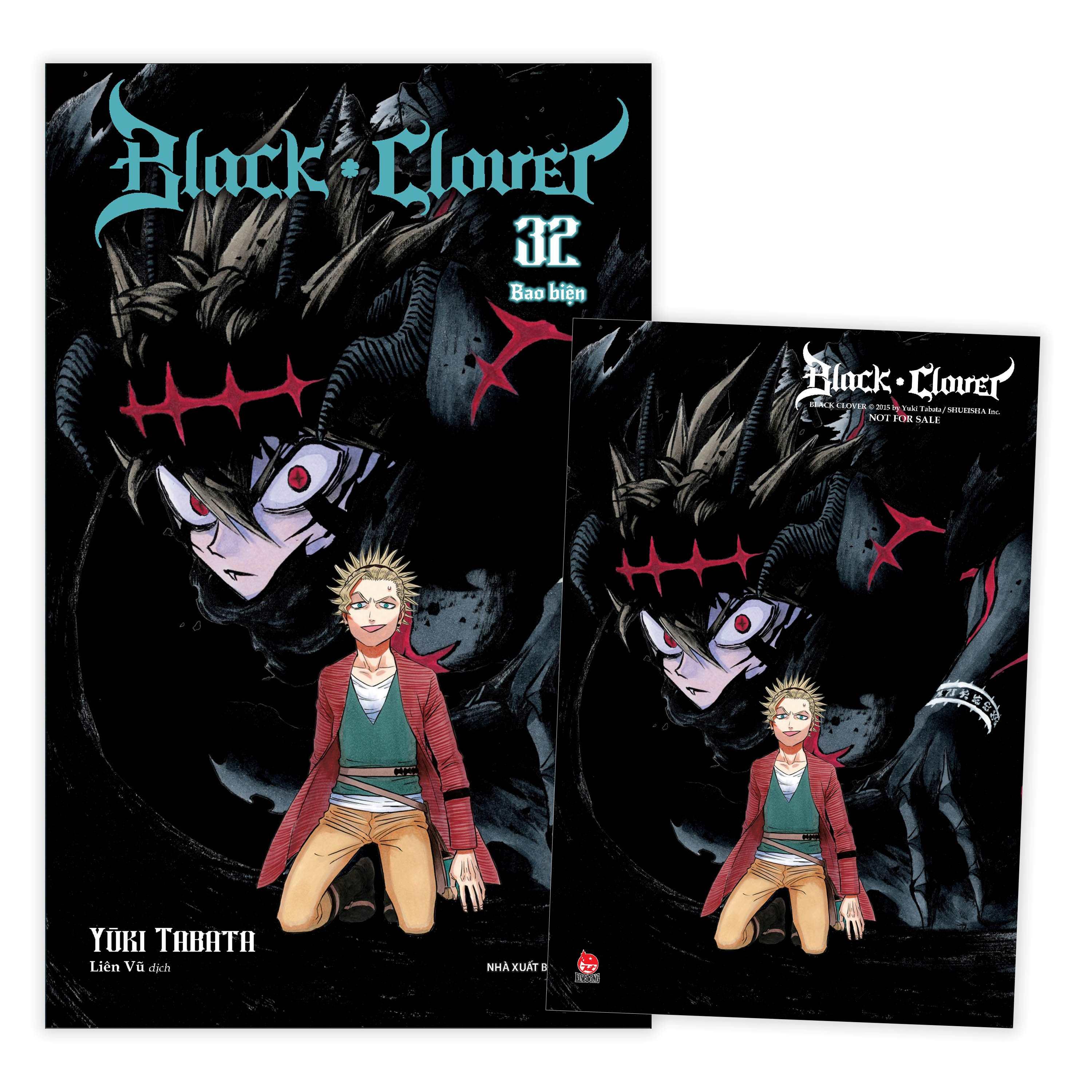 Black Clover - Tập 32: Bao Biện - Tặng Kèm Postcard