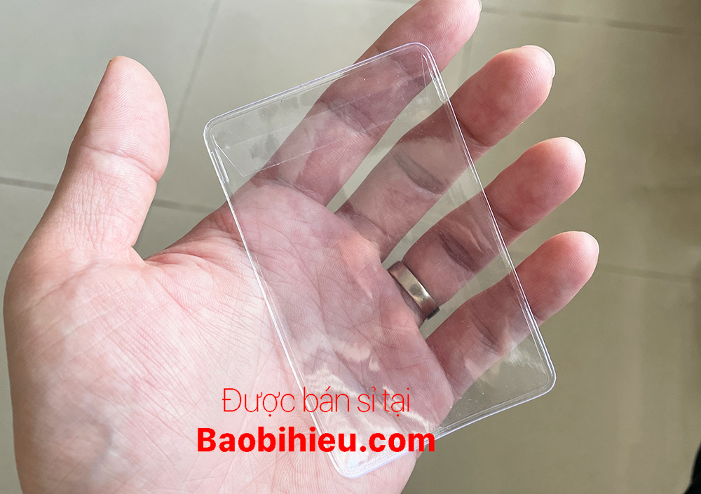 Combo 10 cái bao bằng lái dạng PET, căn cước công dân, thẻ giữ xe, thẻ ATM...dẻo trong bamarau