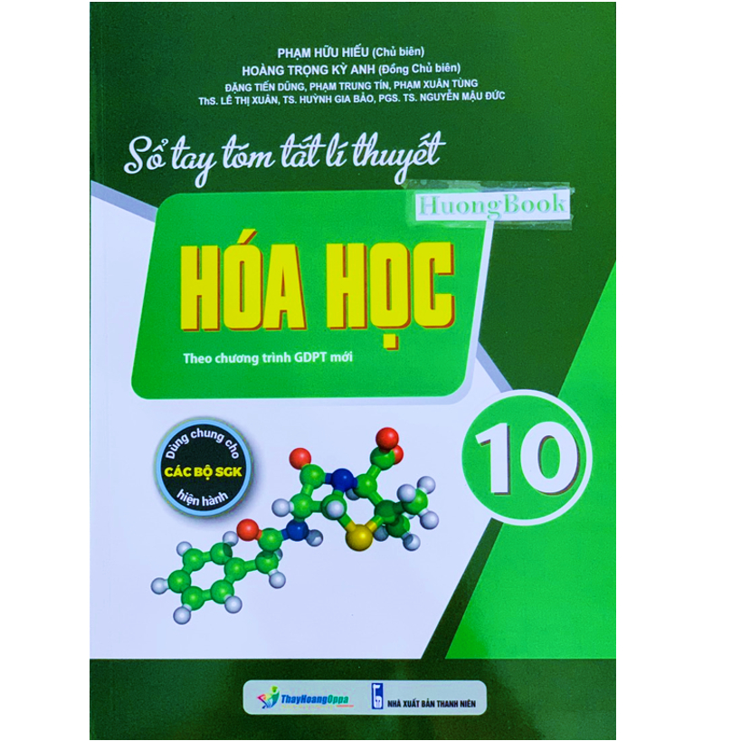 Sách - Sổ Tay Tóm Tắt Lý Thuyết Hoá Học lớp 10 - 2023