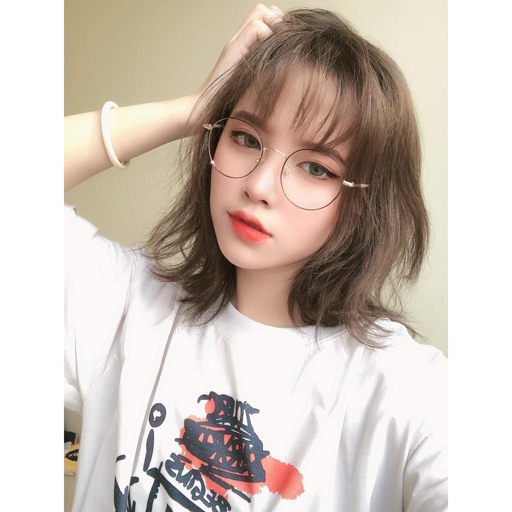 Gọng kính cận LANI kim loại tròn cho mặt nhỏ màu sắc nhẹ nhàng 29120 - Mắt kính có độ theo yêu cầu