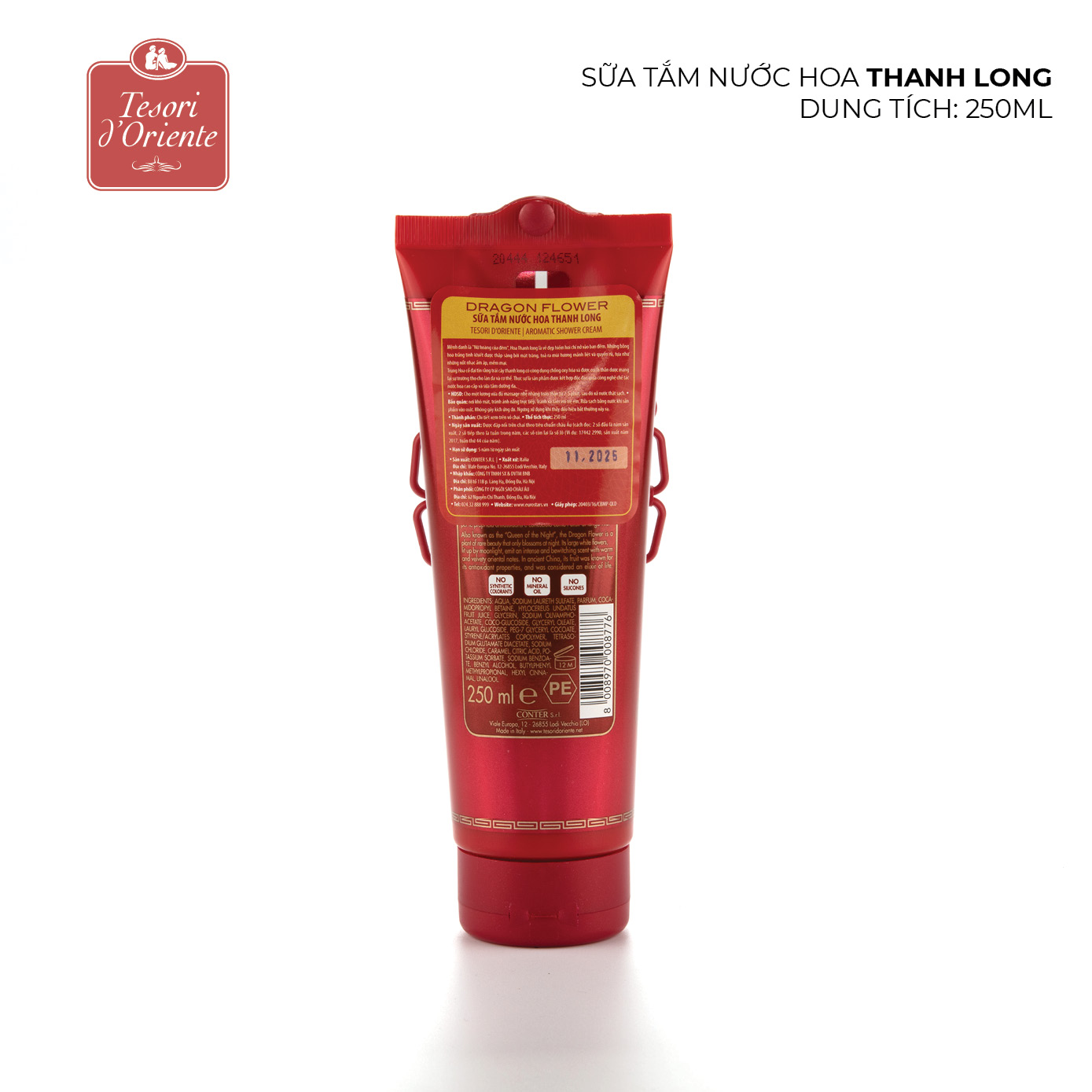 Sữa tắm nước hoa Tesori d'Oriente Thanh Long 250ml