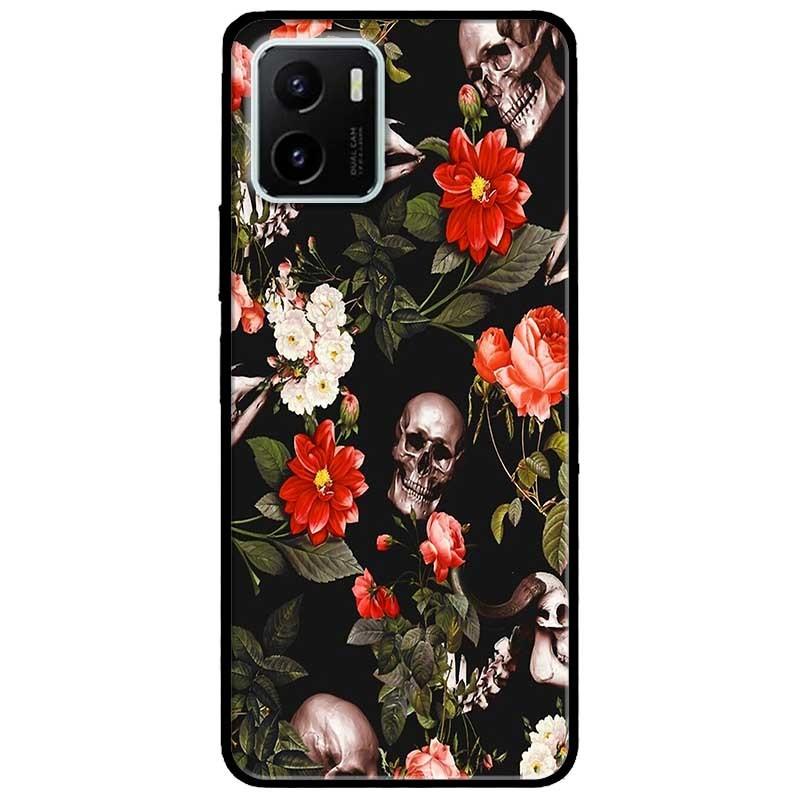Ốp lưng dành cho Vivo V23 5G / S12 - Vivo Y15s / Y15A - Hoa Đỏ Trắng
