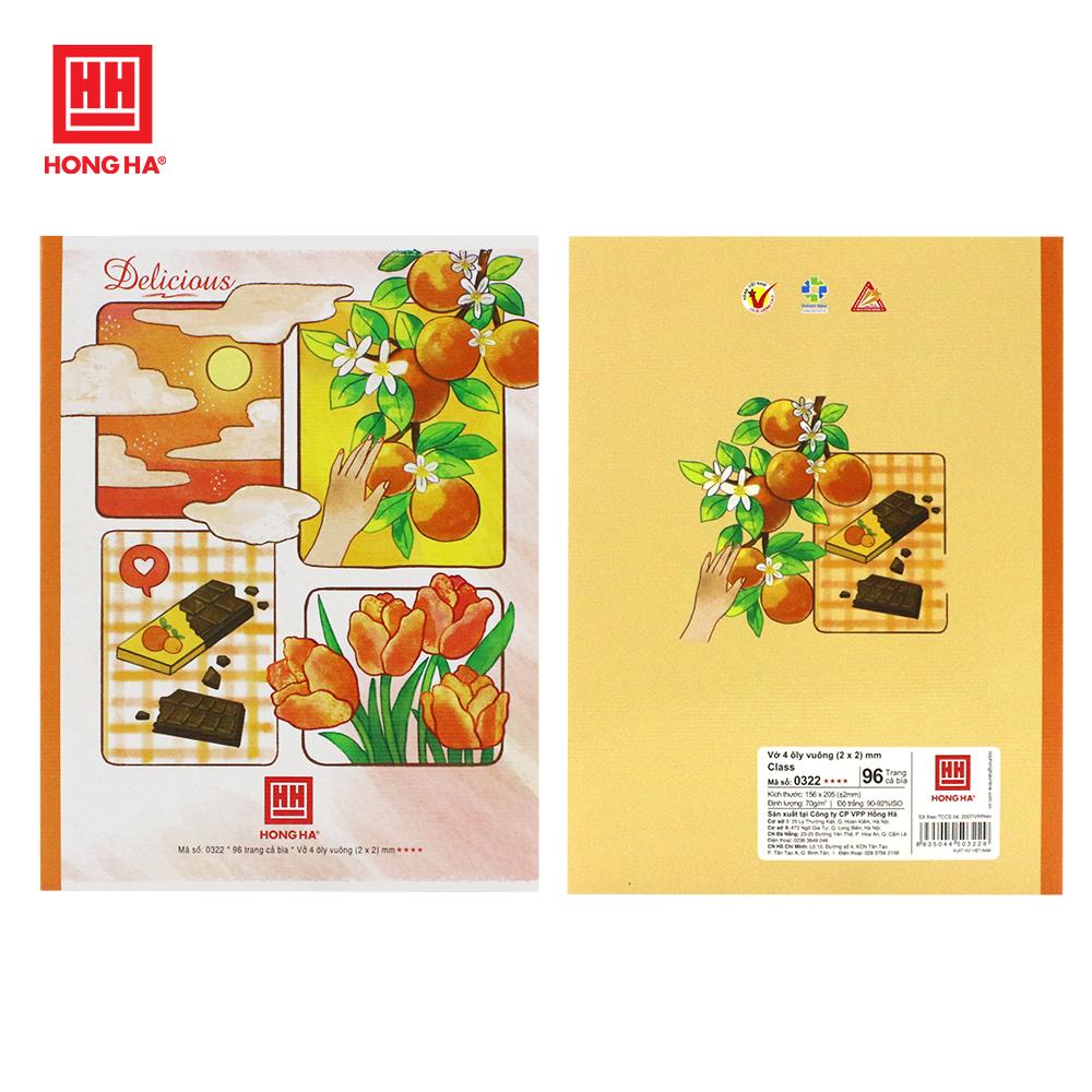 HH - Tập 96Tr Class Delicius, 4 Ô Ly Vuông,  Đl 70/90-92 (10Q/Lốc)( Giao Mẫu Ngẫu Nhiên )
