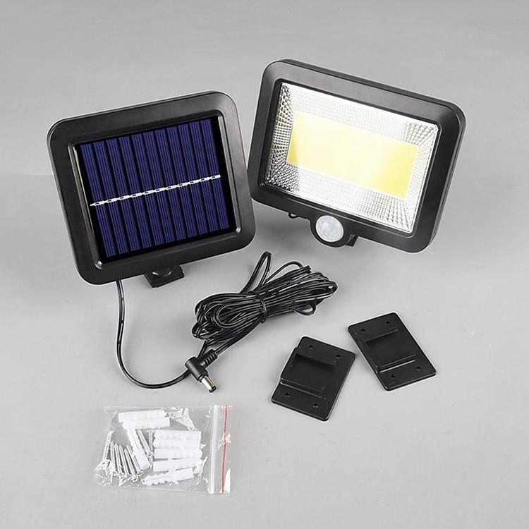Đèn năng lượng mặt trời solar light mini giá rẻ có điều khiển dùng trong nhà và sân vườn, cảm biến chuyển động SL-F120