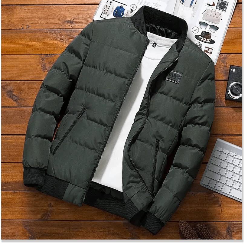 ÁO KHOÁC NAM/ÁO KHOÁC PHAO NAM TRẦN BÔNG 3 LỚP SIÊU ẤM ÁP MÙA ĐÔNG CÓ SIZE 3XL THỜI TRANG 1HITSTORE