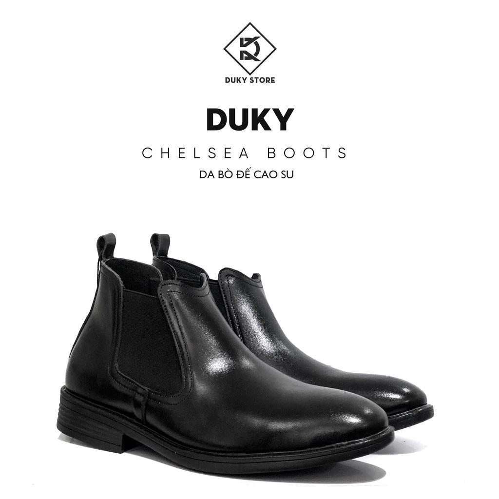 Chelsea mũi tròn da bò bảo hành 12 tháng - Duky Store