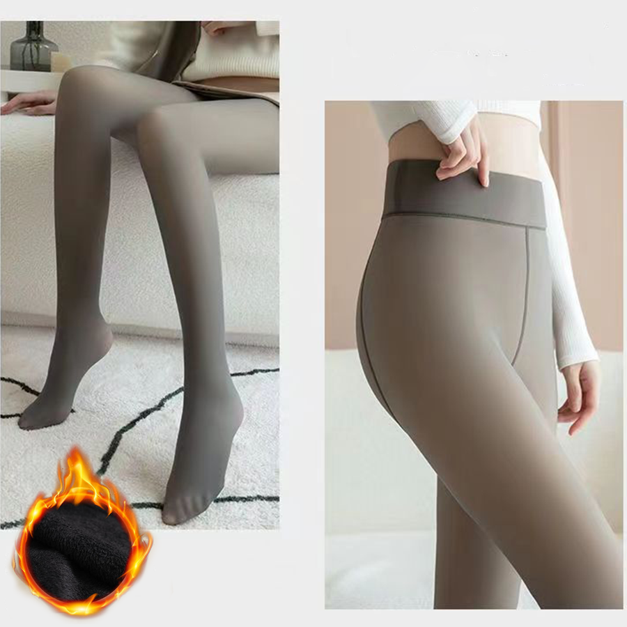 Quần tất Lót Lông 3D, cam kết hàng lót lông 100% dày mượt, Giặc máy không xù