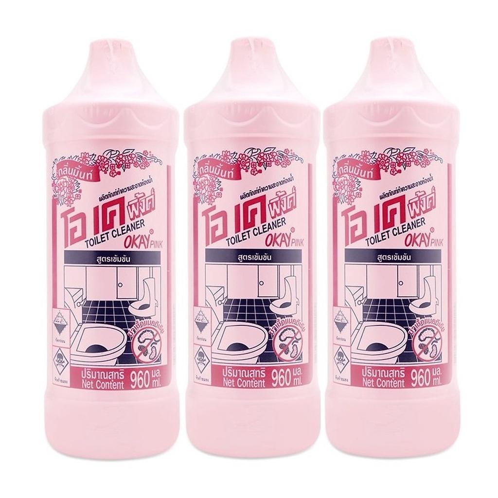Nước Tẩy Nhà Tắm, Tolet OKAY Thái Lan 950ml