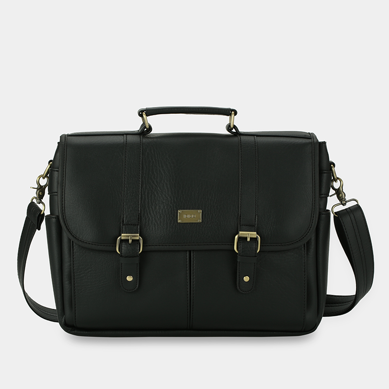 Cặp da đựng laptop đi học 14 inch IDIGO UB2 - 6021, túi xách công sở nam nữ nhiều ngăn đựng tài liệu A4