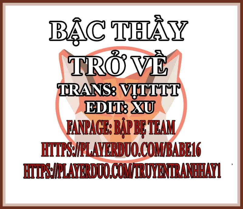 bậc thầy trở về chapter 3 2