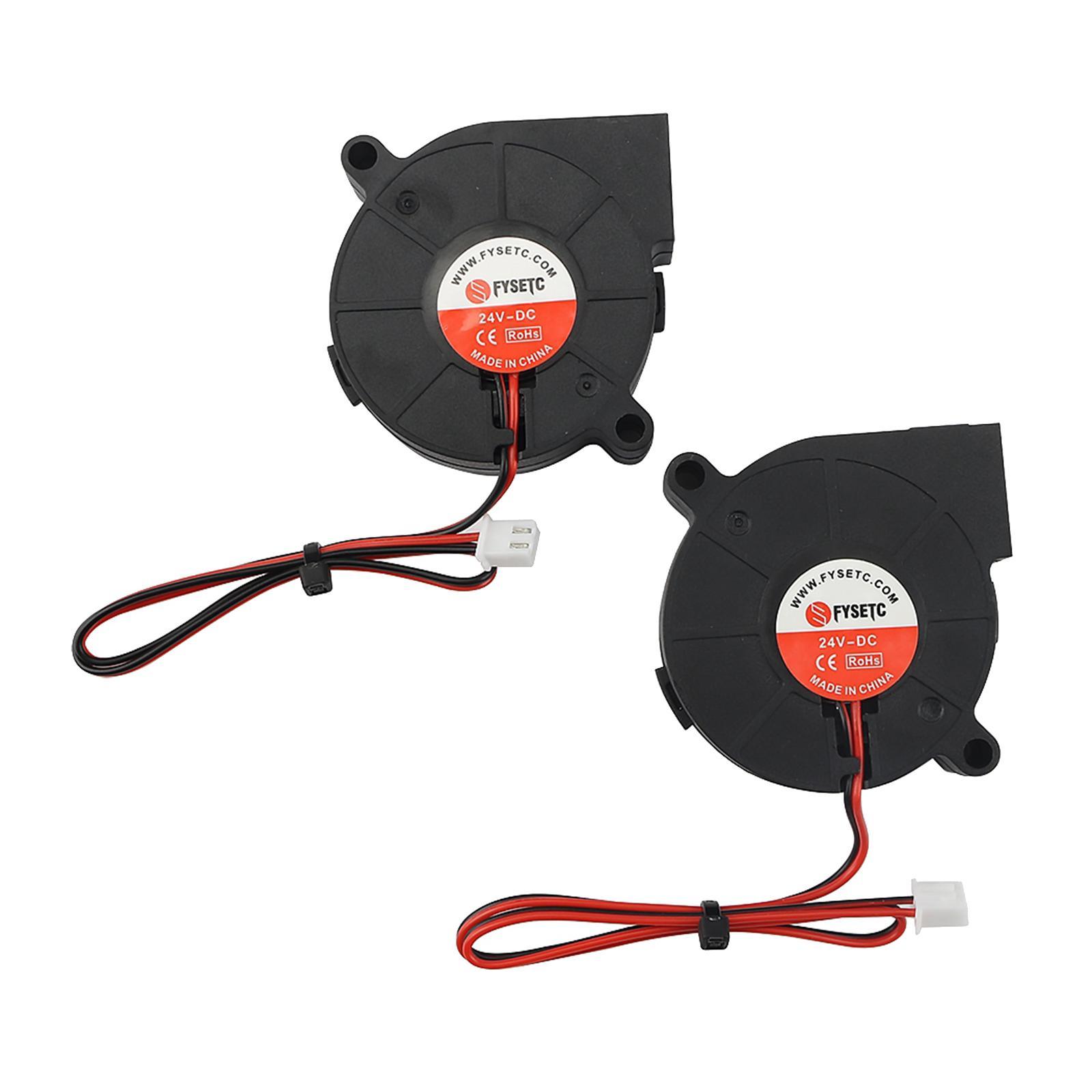 2pc 5015 Blower Cooling Fan Brushless 24V 3D Printer Parts