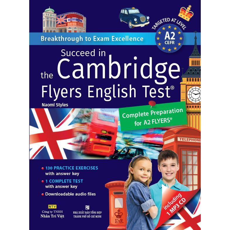Sách - Succeed In The Cambridge Flyers English Test (Kèm 1 Đĩa MP3) - Nhân Trí Việt