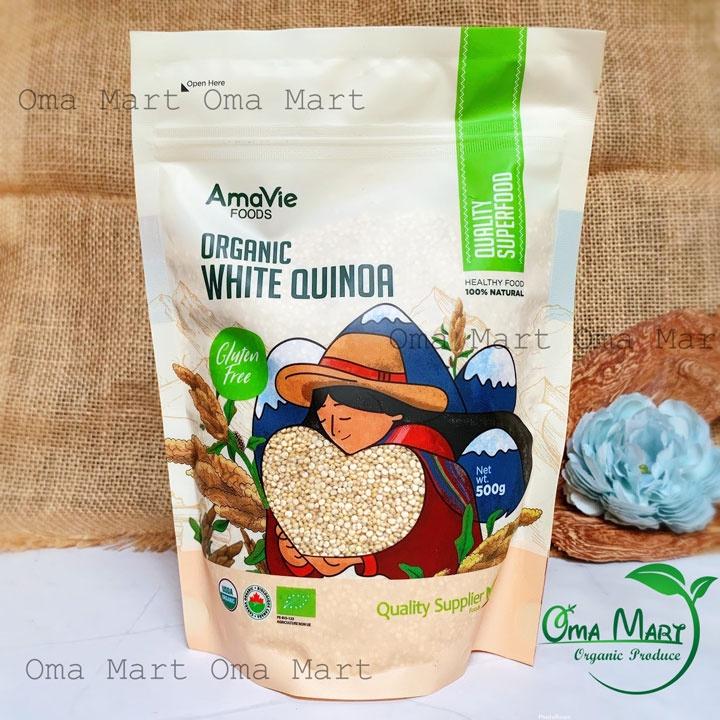 Diêm mạch trắng hữu cơ Amavie Foods 500g