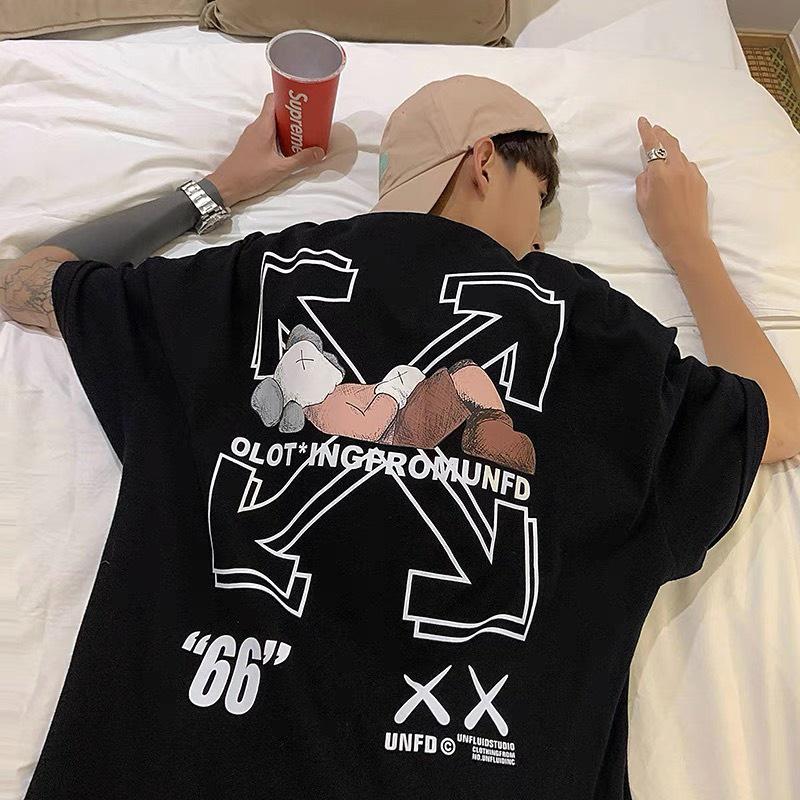Áo Hè 2022, áo phông cổ tròn UNISEX in hình OFF-WHITE cực chất cho nam nữ