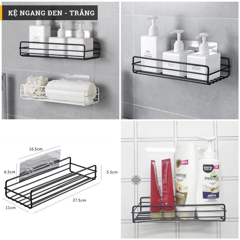 Kệ chữ nhật dán lên tường k cần khoan vít