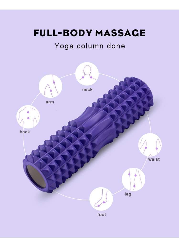 Foame Rollr, Ống Lăn Massage,Giãn Cơ Chạy,Tập Gym,Yoga (45-14cm) FRL-826