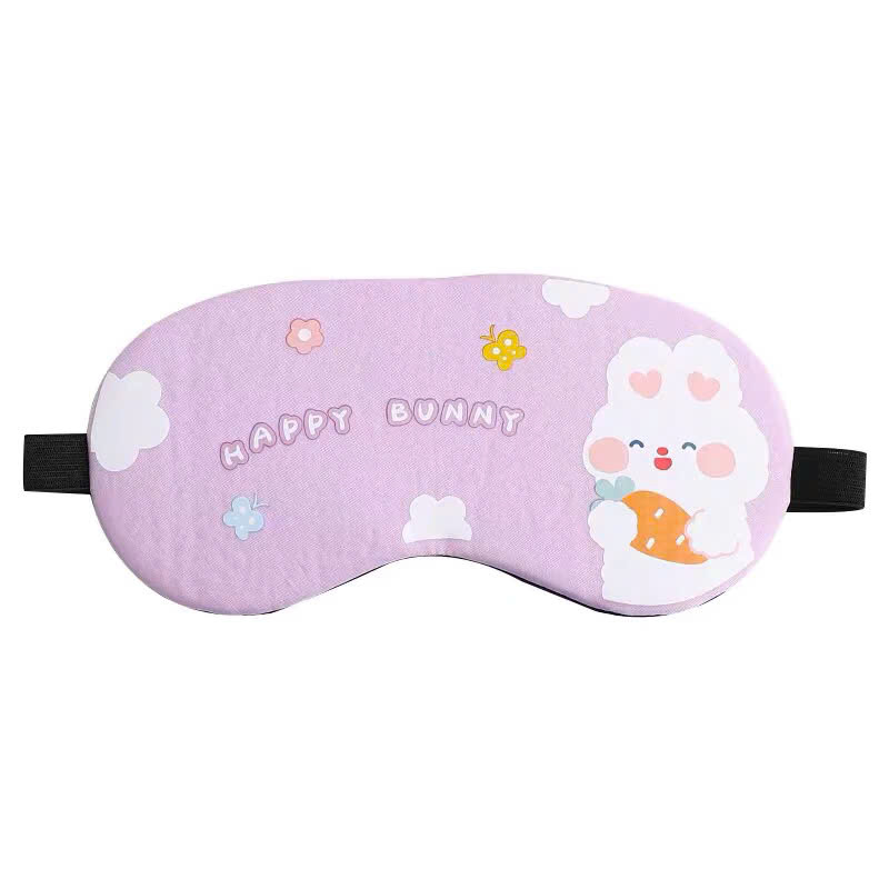 Tấm Che Bịt Mắt Có Túi Gel Làm Mát Giảm Căng Thẳng Kích thước 19x10 cm- Giao ngẫu nhiên