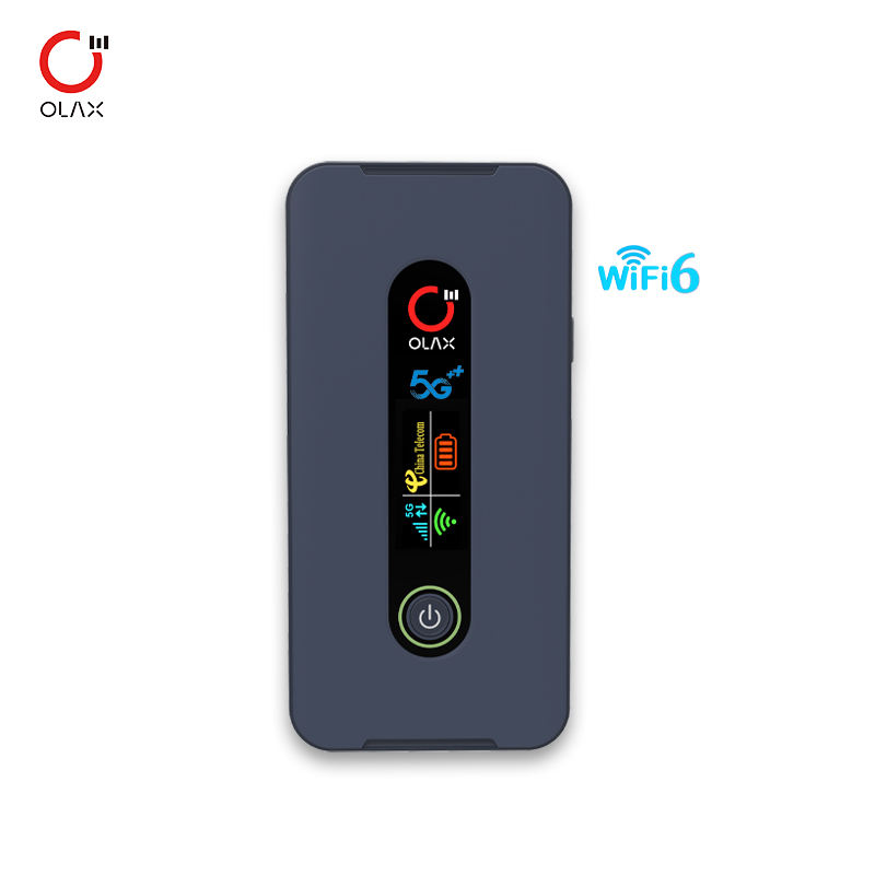 Bộ Phát Wifi 4G 5G Olax MF650 Tốc Độ 2.5Gb, WiFi 6 Băng Tần Kép, Pin 5000mAh Hỗ trợ Sạc Dự Phòng hàng nhập khẩu