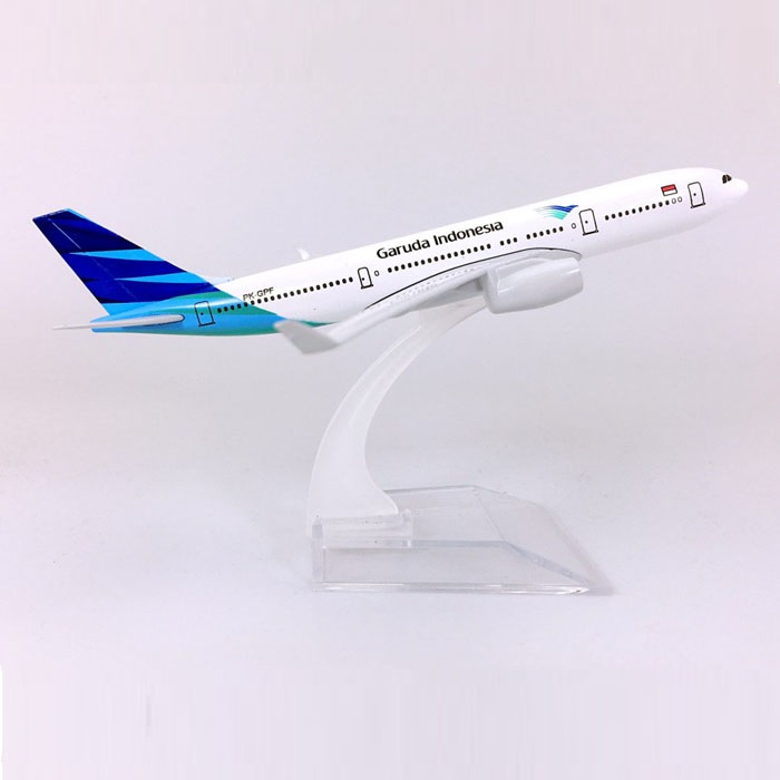 Mô hình máy bay tĩnh A330 Garuda Indonesia 16cm