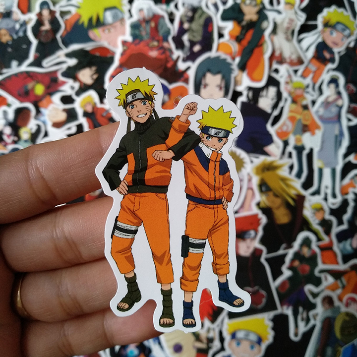 Bộ Sticker dán cao cấp chủ đề NARUTO - Dùng dán Xe, dán mũ bảo hiểm, dán Laptop