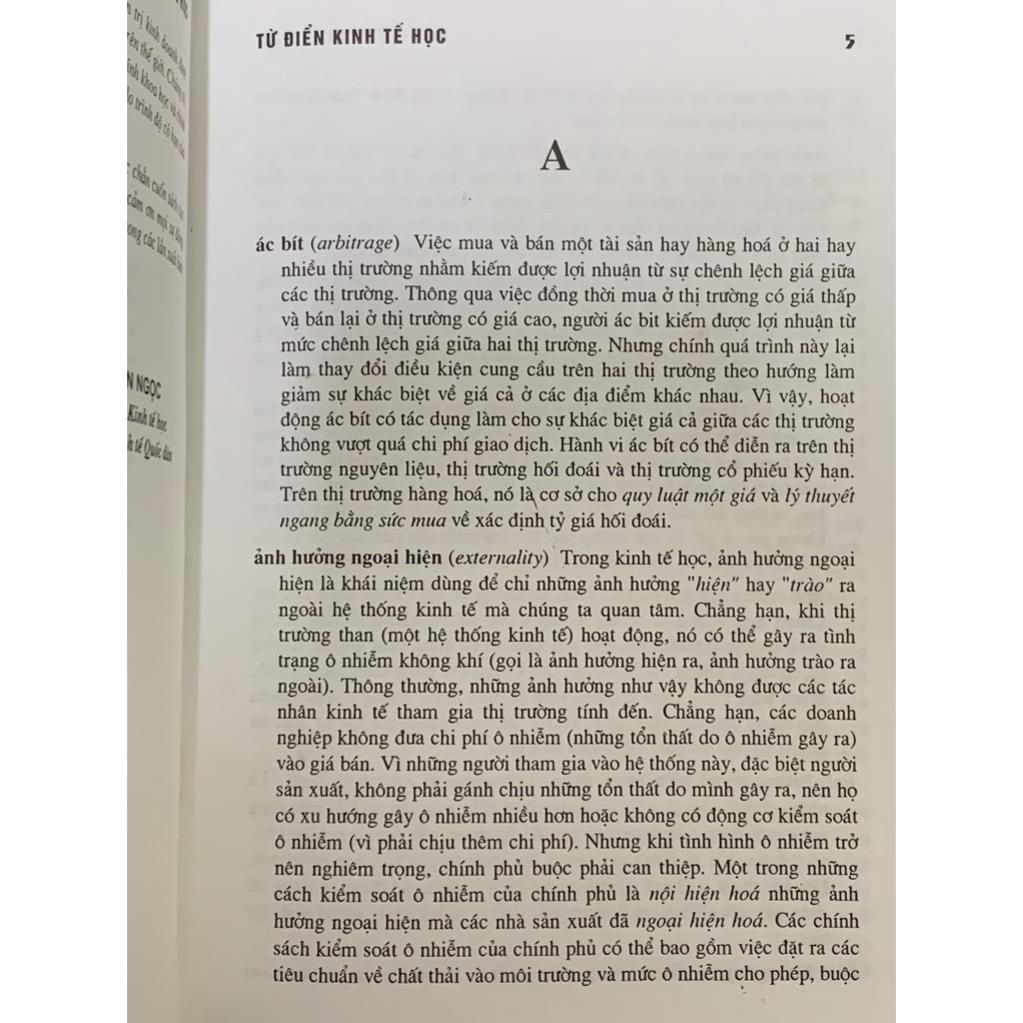 Từ Điển Kinh Tế Học- Có Đối Chiếu Tiếng Anh- Nguyễn Văn Ngọc (14)