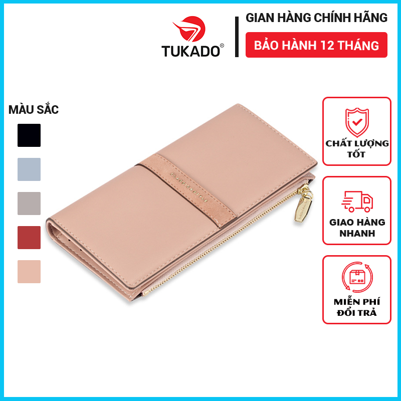 Ví Nữ Dài Cầm Tay Chính Hãng TAILIAN Đựng Tiền Đựng Thẻ Sang Trọng Da Cao Cấp Cực Đẹp TL02