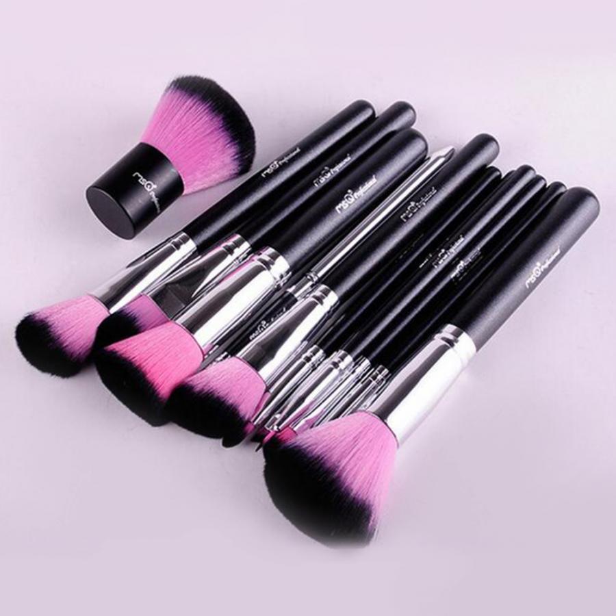 Bộ cọ trang điểm MSQ màu hồng 12 cây MSQ New Arrival 12Pcs Make up Brush (pink)