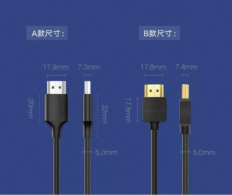 Ugreen UG60175HD134TK 2M màu đen Cáp tín hiệu HDMI 2.0 hỗ trợ 4K2K Đồng 100% - HÀNG CHÍNH HÃNG