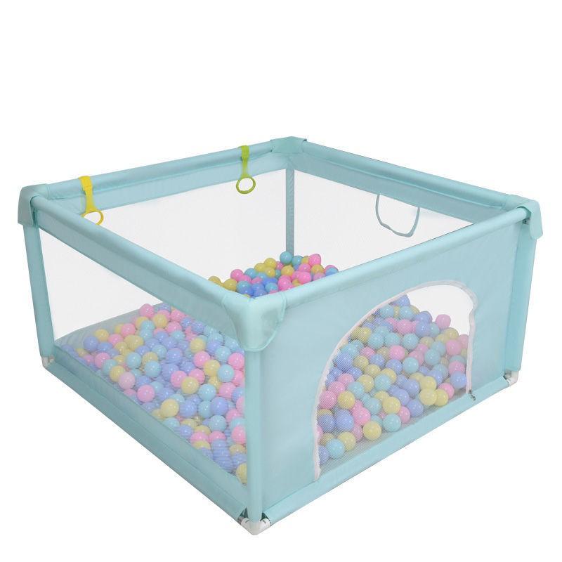 Cũi Chơi Bóng Mini Dành Cho Bé Sân Chơi Nhà Banh Mini Kích Cỡ 1.5m X 2m Tặng Kèm 100 Bóng Sắc Màu