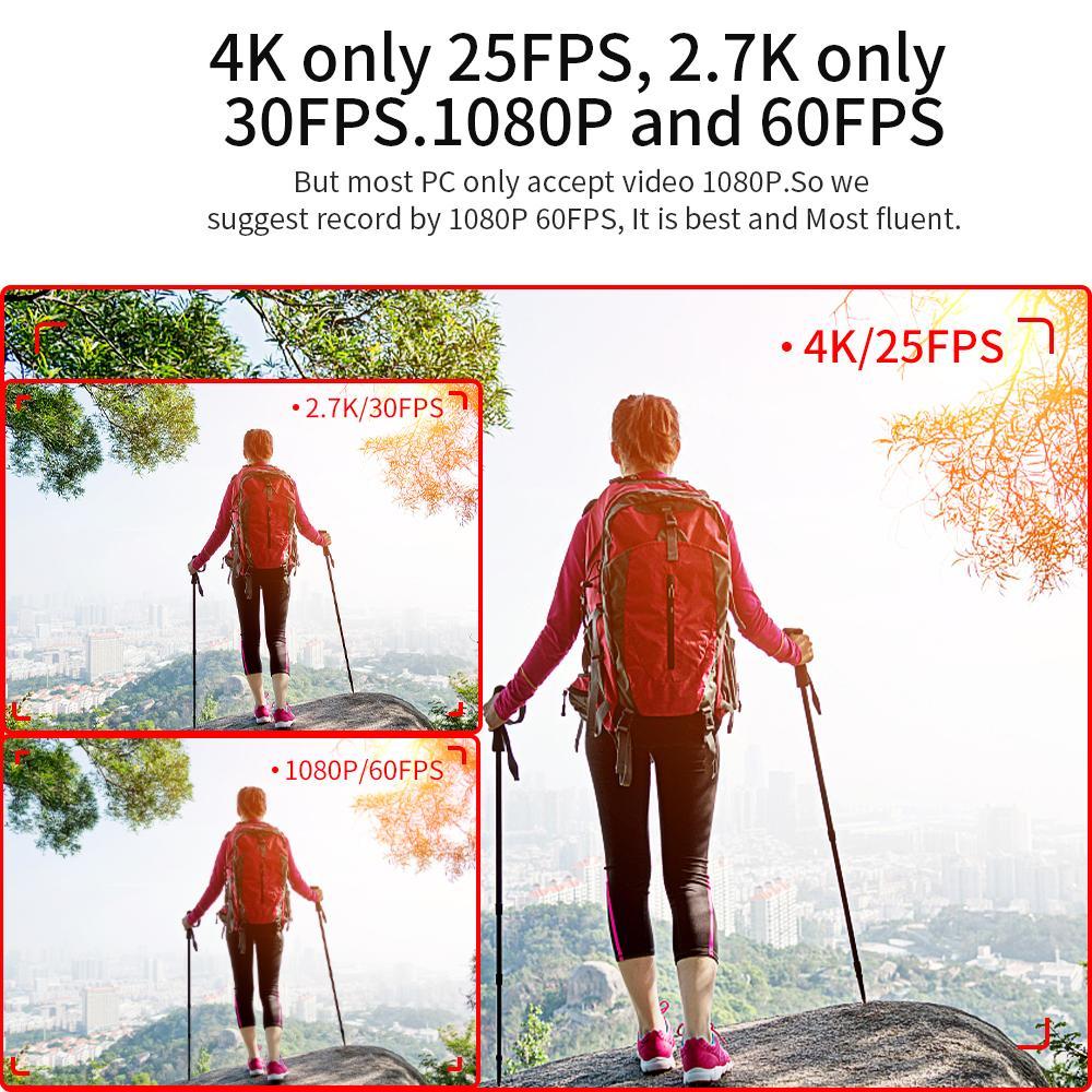 Máy ảnh hành động H9R 4K WiFi điều khiển từ xa Sport DVR DV Go Waterproof Pro 30m 2.0 "Mũ bảo hiểm màn hình Camera Video Sport