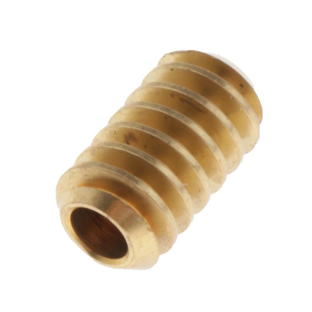 Brass Worm Gear Wheel Bộ Dụng Cụ Trục Bánh Răng 0,5 Modulus Hole 3 Mm Dia 6,7mm