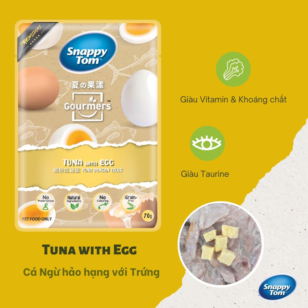 Pate SNAPPY TOM Trái Cây Cao Cấp 70gr Cho Mèo