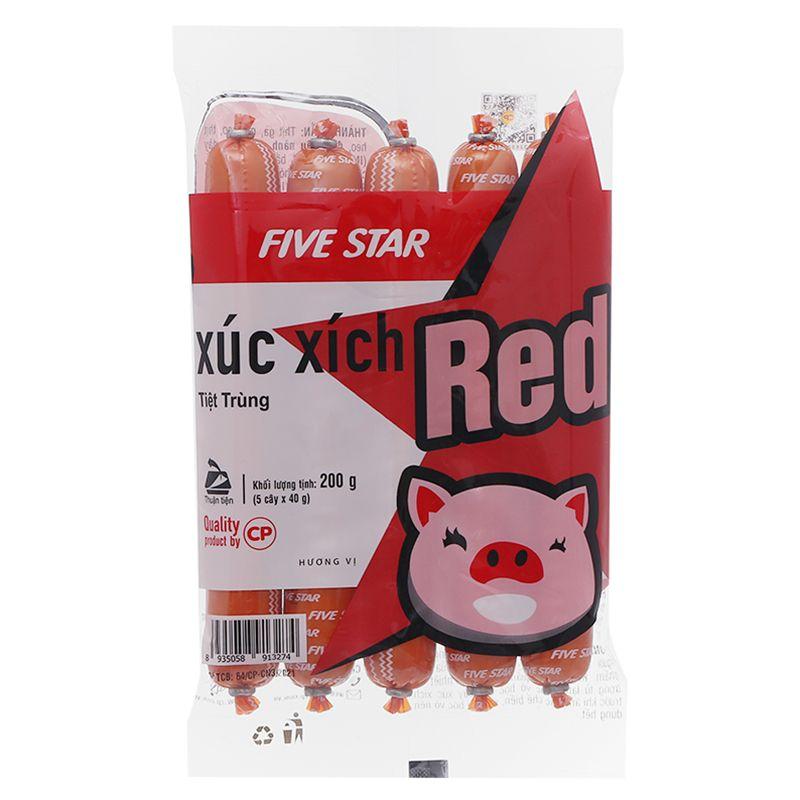 Xúc Xích Tiệt Trùng CP Red Five Star 40G -8935058913274