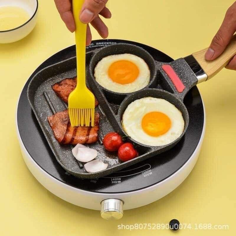 CHẢO 3 NGĂN ĐƯỢC LÀM BẰNG HỢP KIM NHÔM