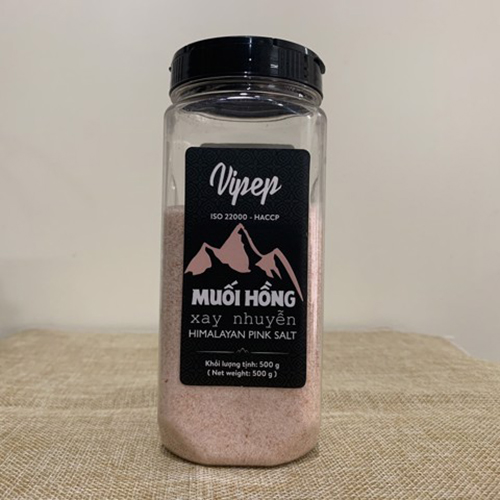 Muối Hồng Vipep Xay Nhuyễn 500g