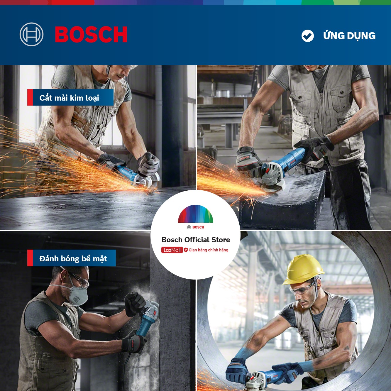 Máy mài góc nhỏ Bosch GWS 9-125