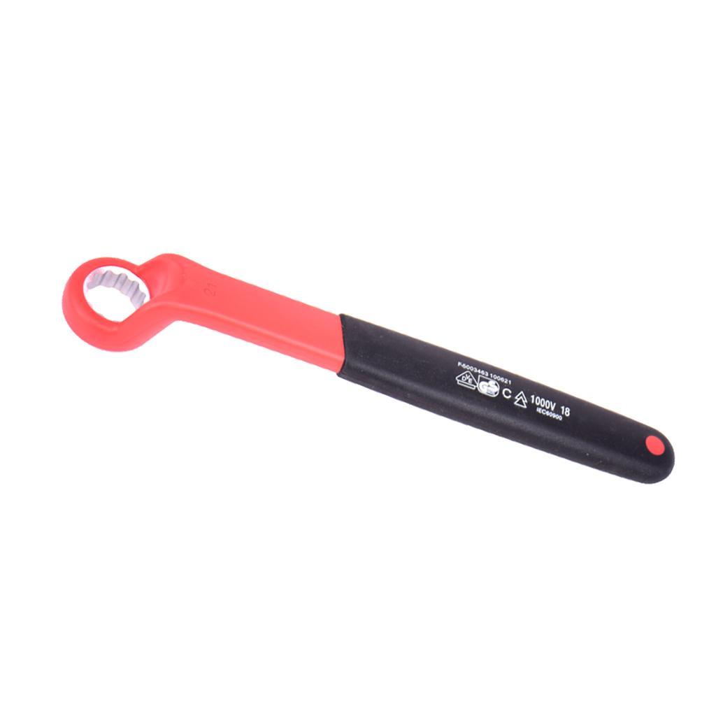 Ring Spanner Box End Insulated 1000V Cranked Offset Wrench Racheting