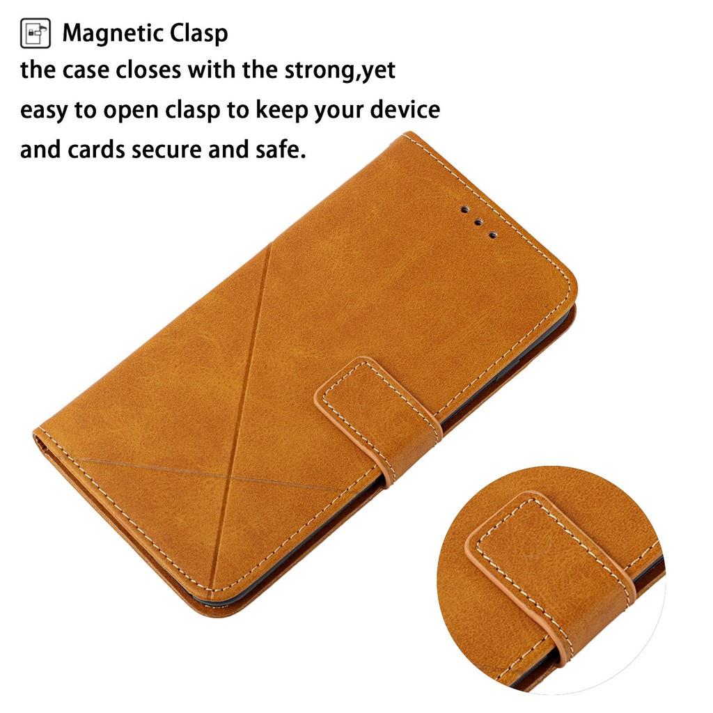 Ốp điện thoại da dạng ví cho Xiaomi Redmi Note 10S Note 10 5G Note 10 Pro Max Note 9 Pro Max Note 9S Note 9T Note 8 Pro Note 8T