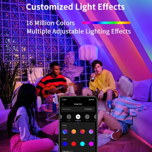 Bộ đèn LED dây RGB Yeelight Lightstrip Pro Extension 1M nối dài - Hàng Chính Hãng
