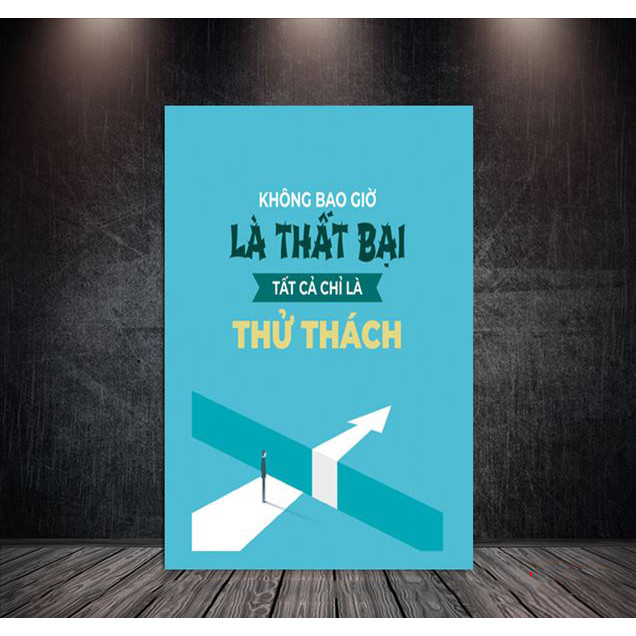 Tranh canvas tạo động lực &quot;Tập trung sứ mệnh chinh phục mục tiêu Hạnh phúc để Thành Công&quot; -  PGĐL1581