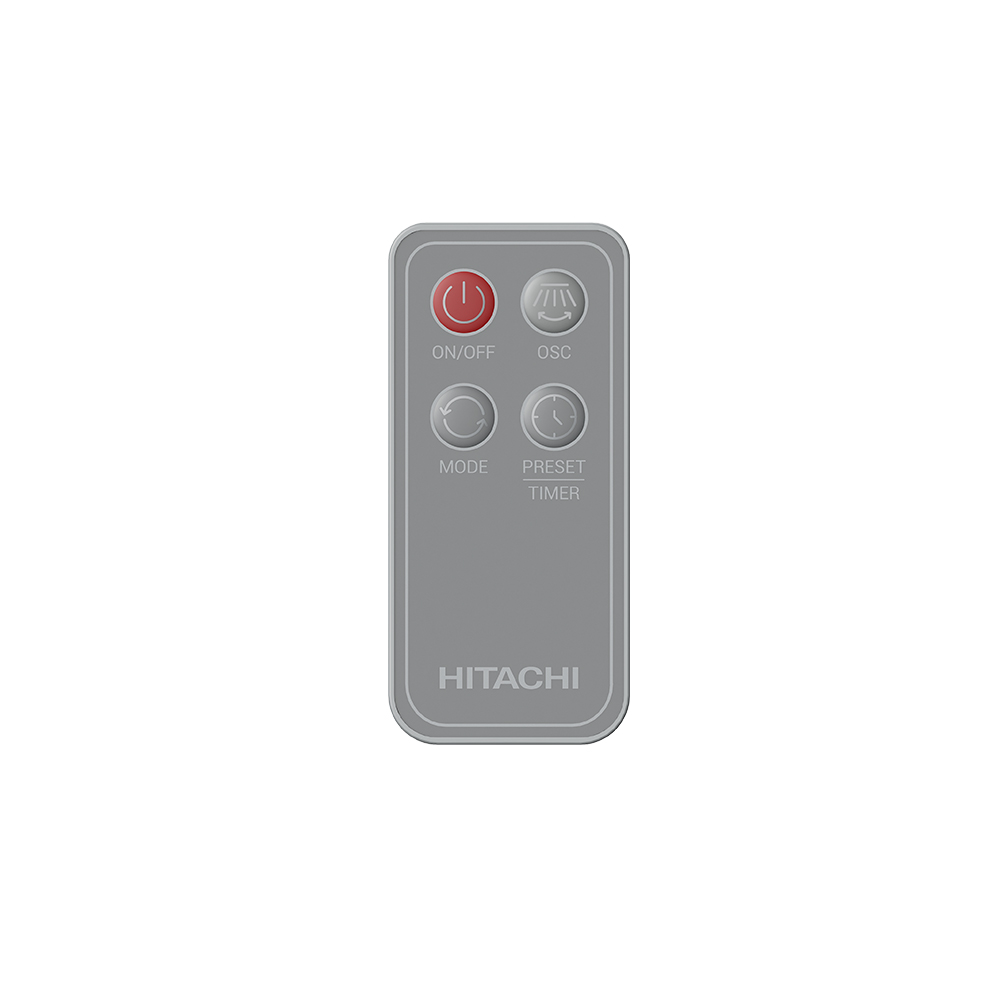 Quạt đứng Hitachi LF-A6RC , Màu Trắng / Xám, Động cơ AC - Hàng chính hãng - Bảo hành 12 tháng