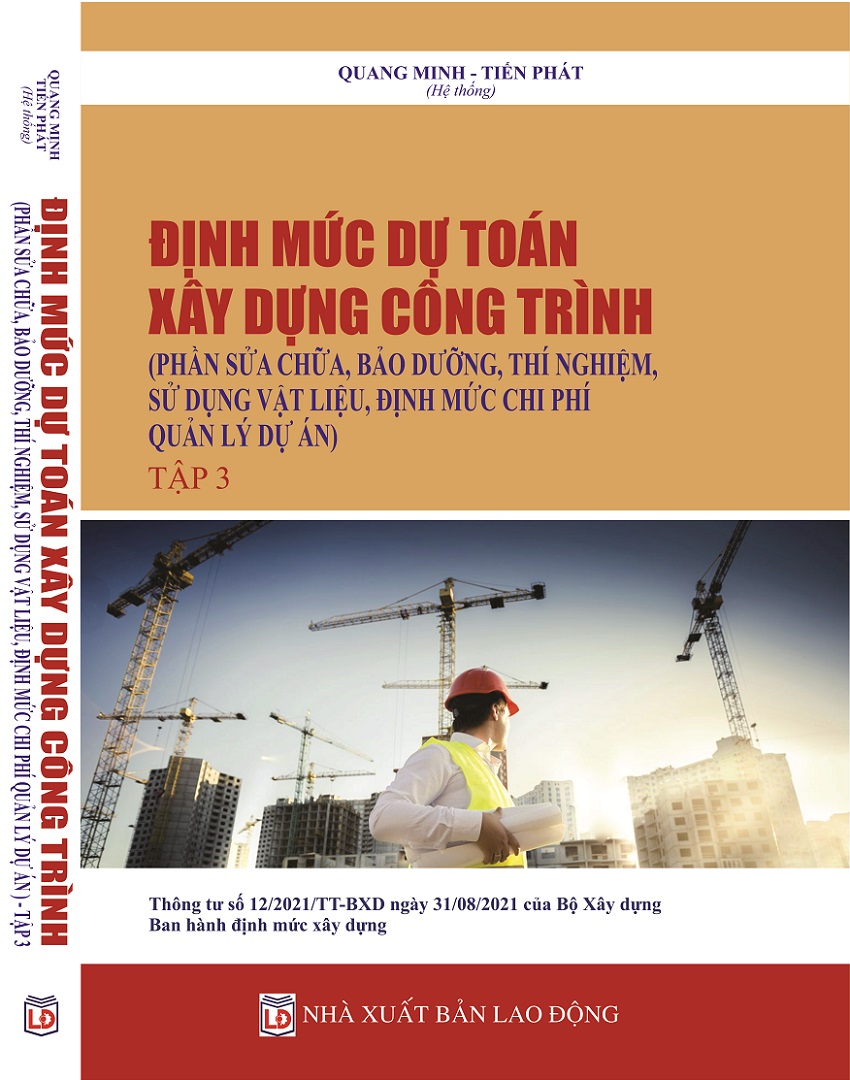 Combo 4 Quyển Định Mức Dự Toán Xây Dựng Công Trình Năm 2021