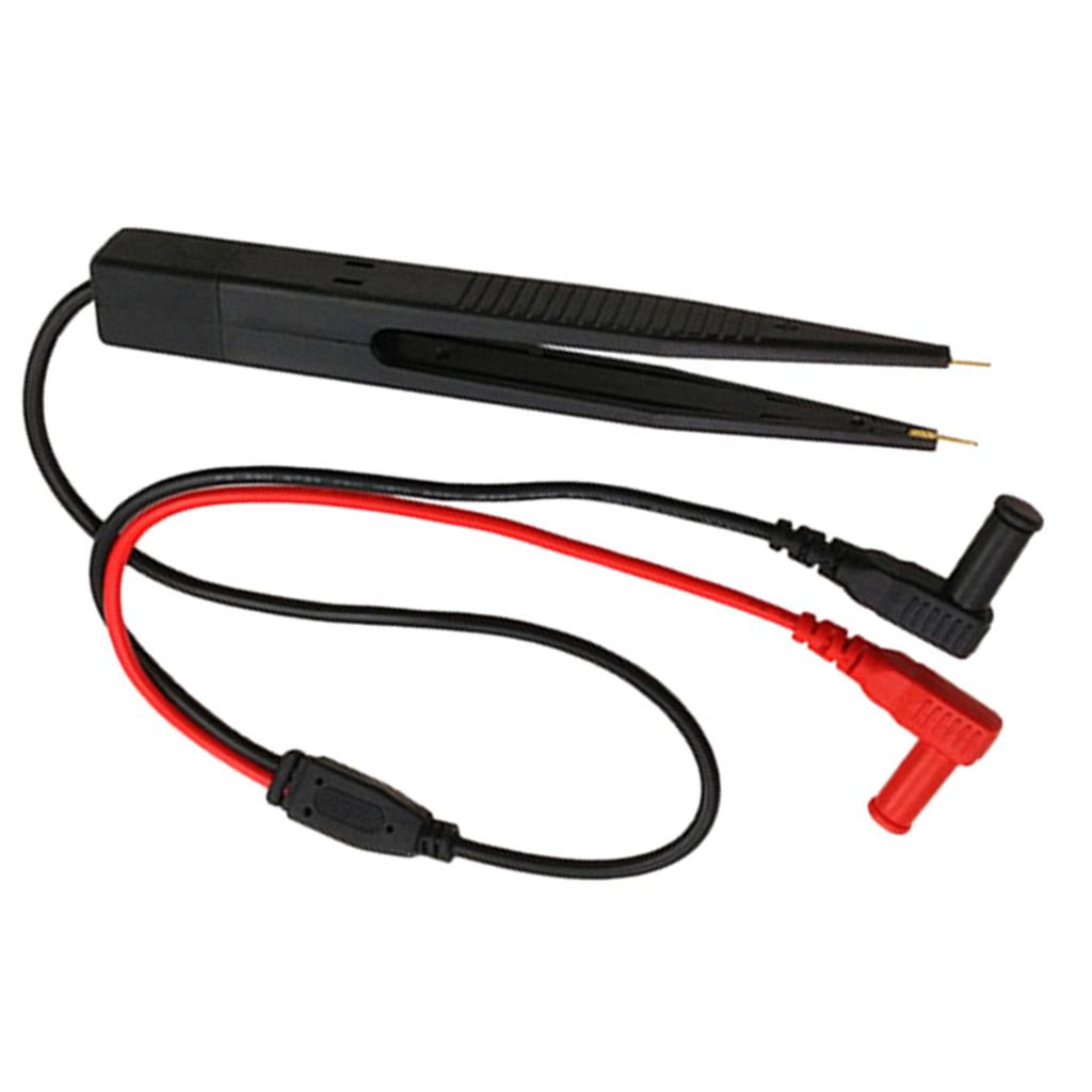 SMD Chip Test Clip Probe Multimeter Tweezer Capacitor Resistance Tools