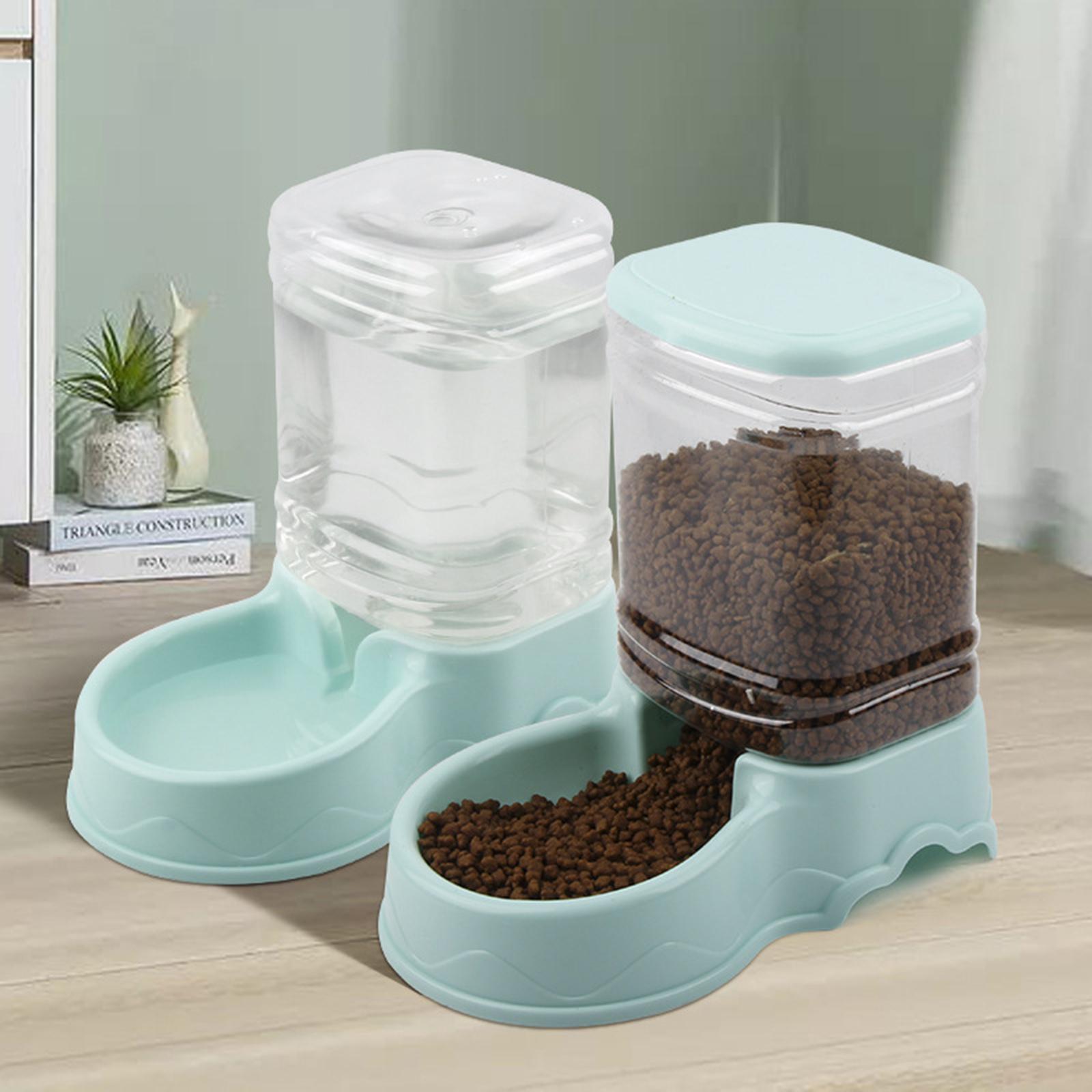 2 pieces 3.5L Dogs Cats Large Water Feeder WATER DISPENSER Food Feeder