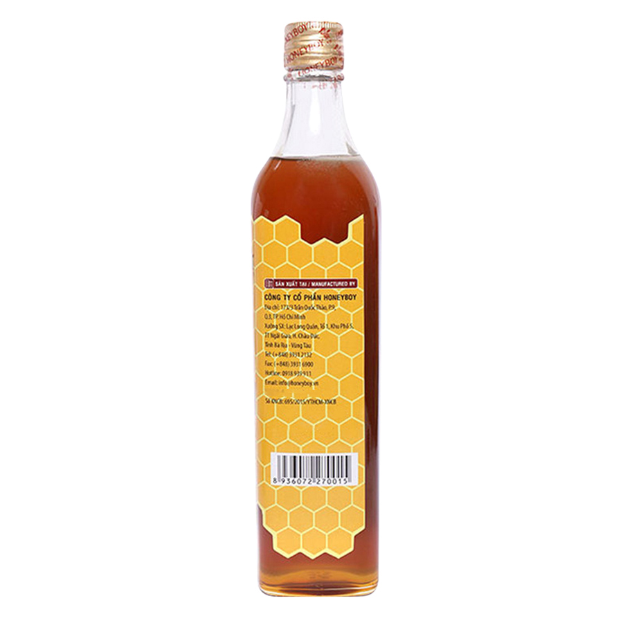 Combo Mật Ong Thiên Nhiên Honeyboy (500ml) + Mật Ong Thô Honeyboy (1L)