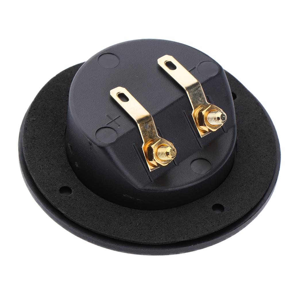 DIY Home 48mm Car Stereo Screw Clamp Cup Connectors Subwoofer Connector 2 Way
