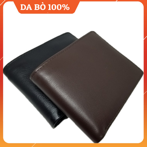 Ví nam da bò dáng xuông nguyên miếng V03SEN