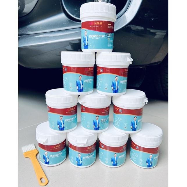 150 Gr- Keo quét, keo chống thấm trong suốt bảo vệ vết nứt mái nhà, sàn nhà vệ sinh, máng xối, mái tôn, sàn nhà triệt để